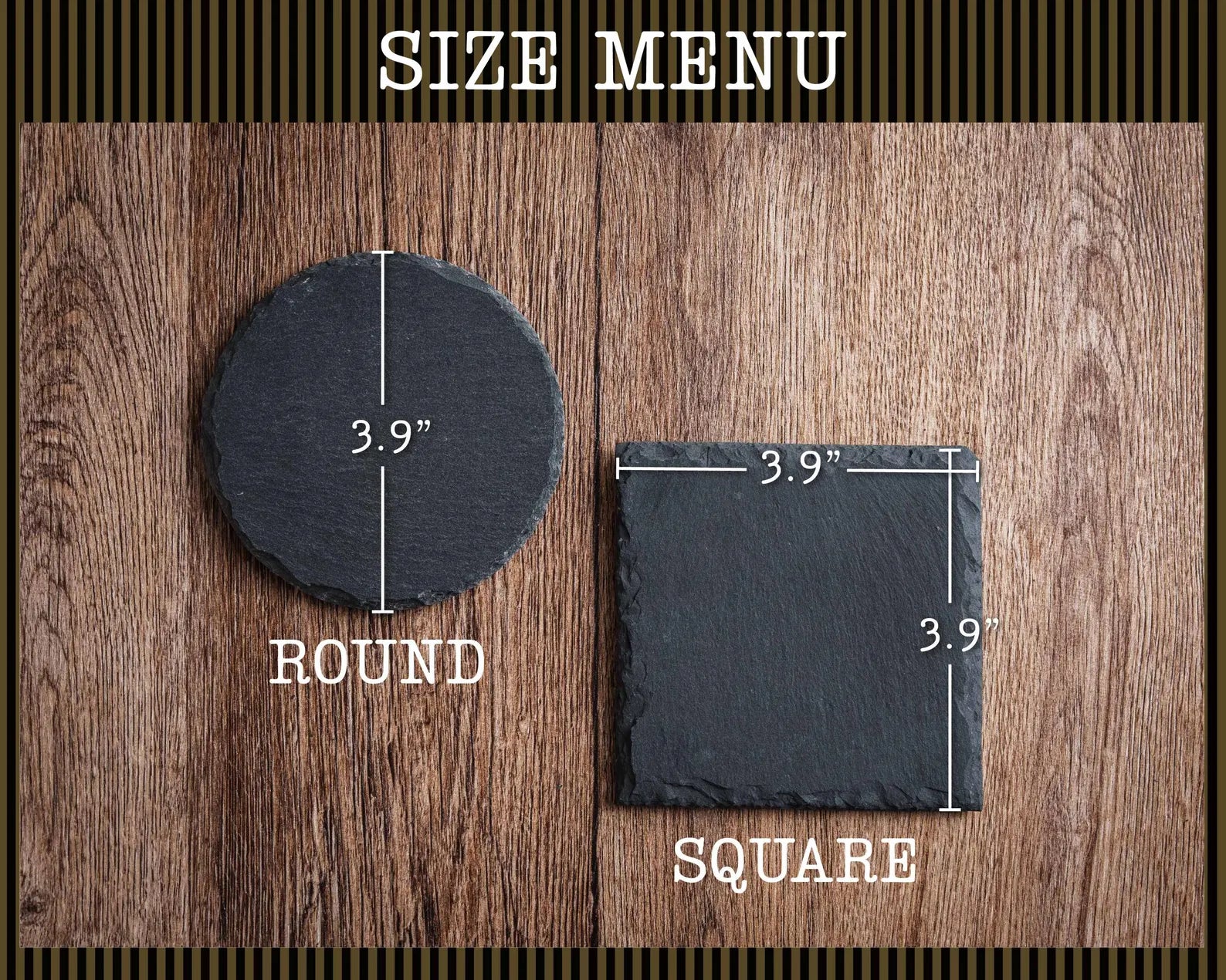 Custom Logo Slate Coasters, Engraved Slate Coasters,Personalized Gift, Custom Wedding Gift, House Warming Gift, Christmas Gift for Him<W>